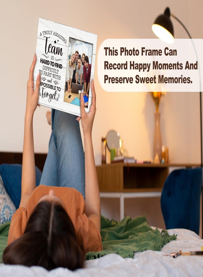 BXVRT Appreciation Photo Frame, 8x10 Inch, Wooden, Rustic, Thank You Gifts for Boss, Employee, Team, Office Decor - Image 5